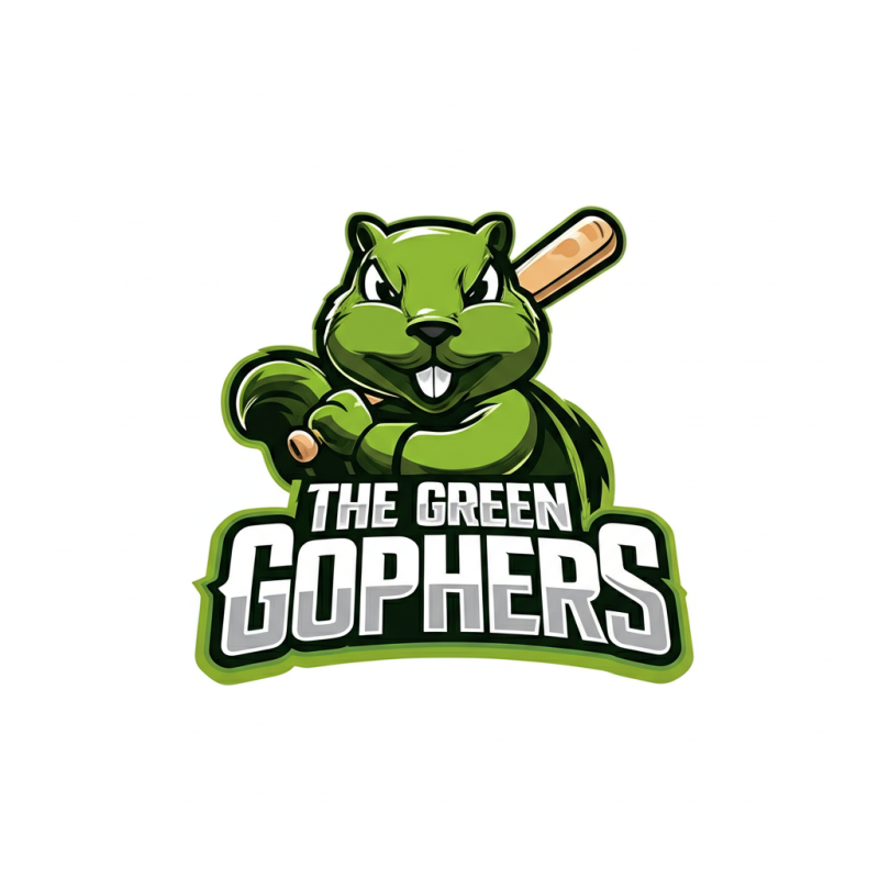The Green Gophers logo